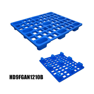 Dynamic Load 1T Single Faced HDPE Dark Olive Nestable Plastic Pallet with 1000 Pieces