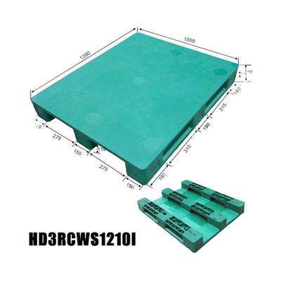 23kg/pcs Euro Hygienic Heavy Duty Flat Racking Plastic Pallet with Steel Reinforcement