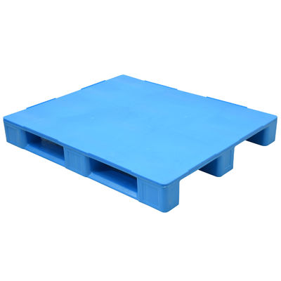 Hygienic Flat 4 Way HDPE Plastic Pallet with Steel Reinforcement Dynamic Load 1.5T
