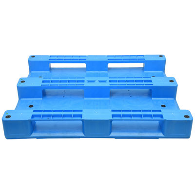 Hygienic Flat 4 Way HDPE Plastic Pallet with Steel Reinforcement Dynamic Load 1.5T