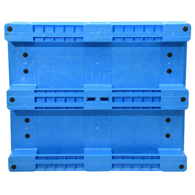 Hygienic Flat 4 Way HDPE Plastic Pallet with Steel Reinforcement Dynamic Load 1.5T