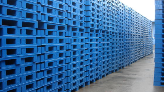 Hand Lift and Electric Forklift Compatible Euro HDPE Plastic Pallet with Custom Logo