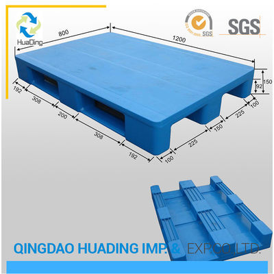 Large Plastic Pallet 1200*800mm in Blue for Heavy Duty Storage and Stacking Needs