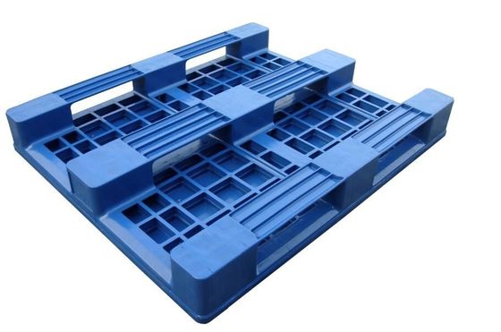 Antislip HUADING Three Skids EU HDPE 1200*800mm Plastic Pallet in Requested Color