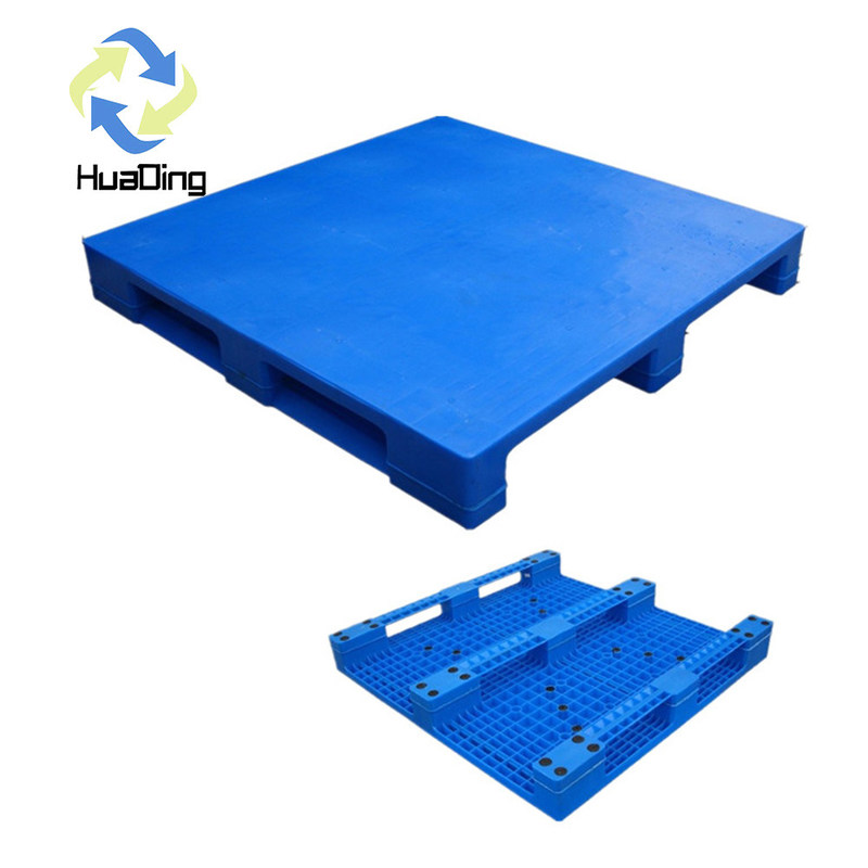 3 Runners Plastic Pallet HUADING Single Face for Hand Forklift and Electric Forklift