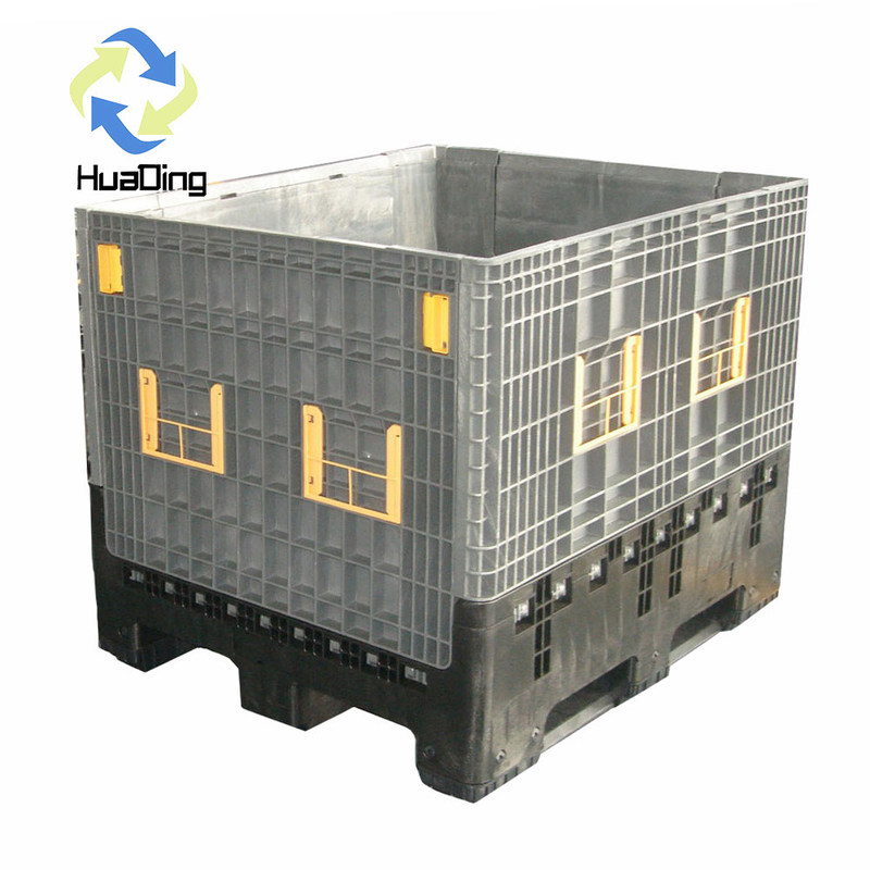 HUADING Industrial Pallet Box Product No HDFPC1210H975A with Wheels and Labeling Options